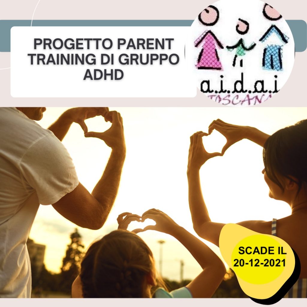 Bando Parent training ADHD AIDAI Toscana